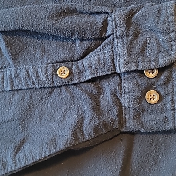Mens navy button up shirt - Picture 2 of 4